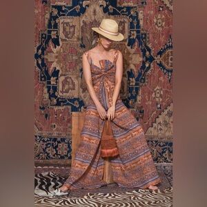 Johanna Ortiz Multicolor Wide Leg Jumpsuit